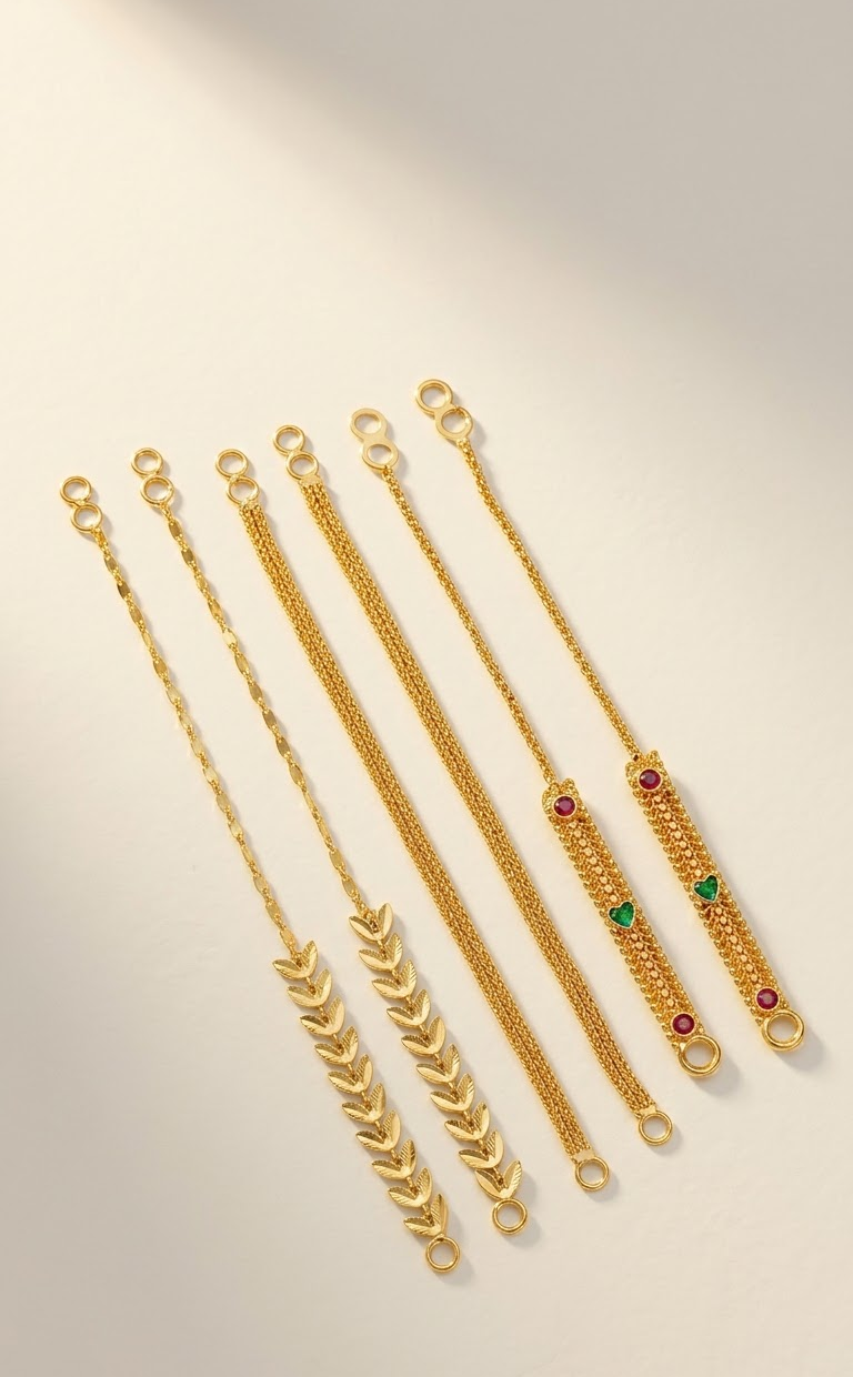 Gold-Plated Traditional Ear Support Chain