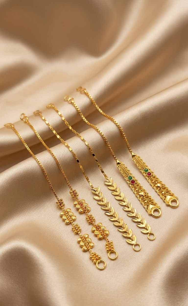 Exquisite Gold-Plated Traditional Ear Chains Collection