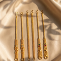 Traditional Gold-Plated Bahubali Ear Chains - Set of Multiple Designs