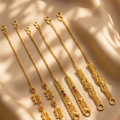 Traditional Gold-Plated Ear Supporting Chains