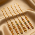 Traditional Gold-Plated Ear Chains