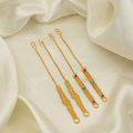Traditional Gold-Plated Ear Chain / Sahara / Mattal (Set of 2 Pairs)