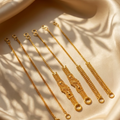 Elegant Gold-Plated Ear Chain Set / Sahara Designs