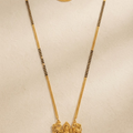 Gold-Plated Traditional Goddess Vati/Peacock Design Mangalsutra