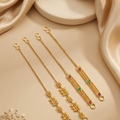 Traditional Gold-Plated Ear Supporting Chains (Sahara / Mattal)