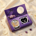 Real Freshwater White Pearl Love Wish Necklace Gift Set | Magic Oyster Shell Pearl Pendant with Silver Chain for Women